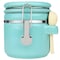Blue Donuts 25oz Ceramic Airtight Food Storage Canister with Spoon, Turquoise BD3928636 - alternate 1